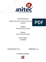 Fortalecimiento de Las Instituciones Democraticas en Honduras-II