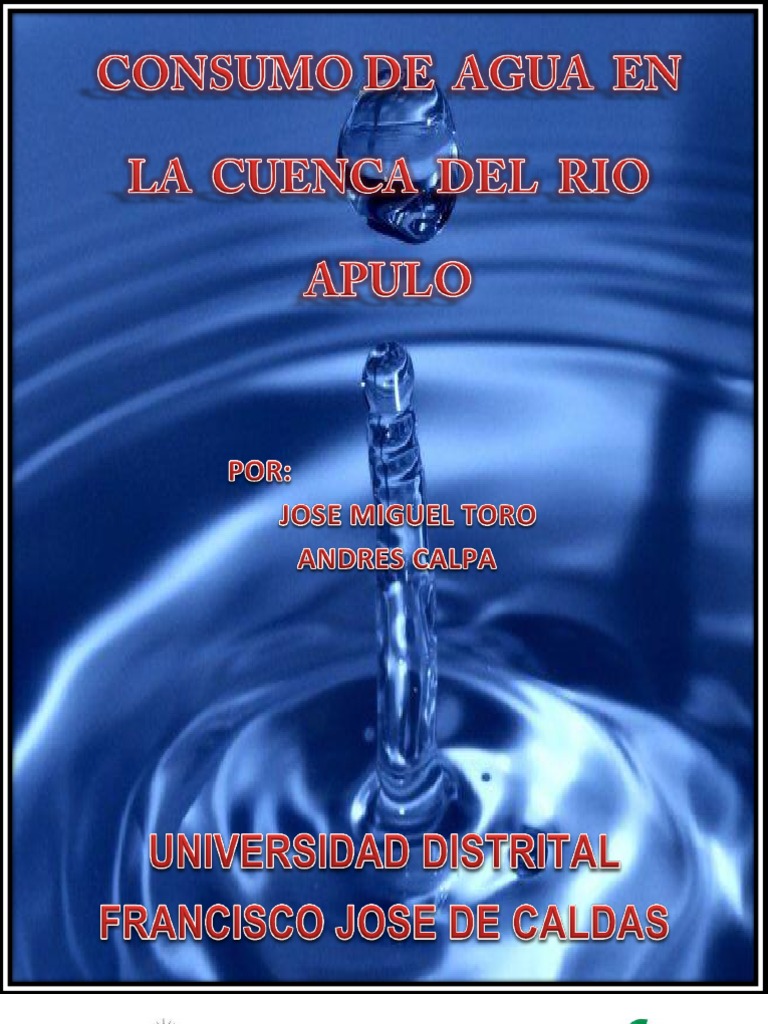 Consumo de Agua en la Cuenca del Río Apulo | PDF | Agua dulce ...