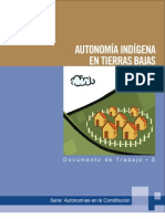 Autonomía indígena en Tierras Bajas