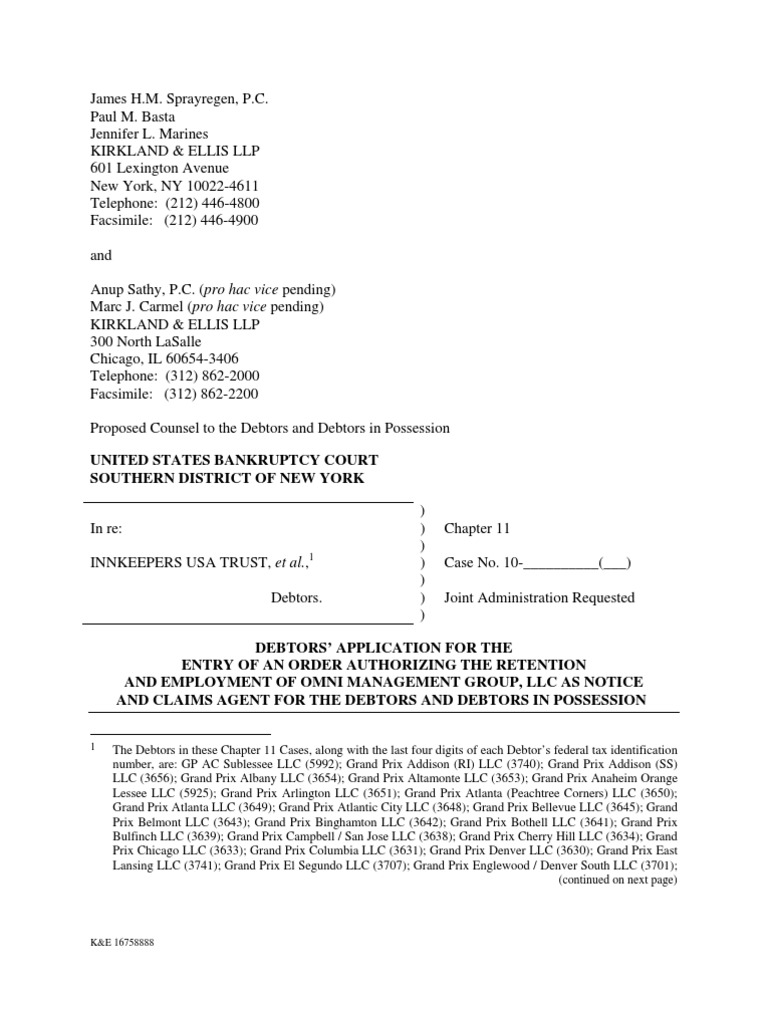 United States Bankruptcy Court Southern District of New York | PDF ...