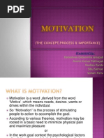 Motivation: (The Concept, Process & Importance)