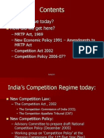 MRTP and Competition Act - India