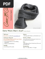 Download Extra Warm Men Scarf by Kyoko SN11320245 doc pdf