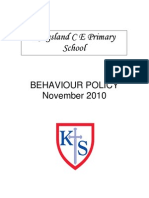 Kingsland CE Primary School Behavior Policy