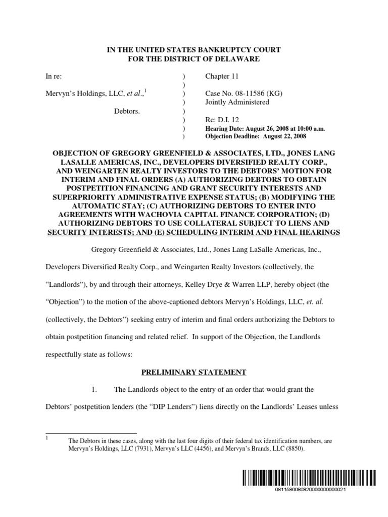 hearing-date-august-26-2008-at-10-00-a-m-objection-deadline-august