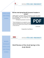 Did The Arab Spring Benefit Economic Freedom in Jordan by Dr. Yusuf Mansur