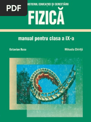 Rusu Octavian Et Al Fizica Manual Pentru Clasa A Ix A Pdf