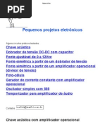 Apostila -Pequenos Projetos Eletronicos