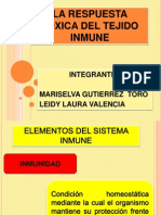 La respuesta inmune tóxica al tejido