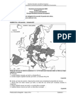 Test Partea I - Geografie