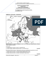 Test Partea I - Geografie