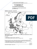 Test Partea I - Geografie