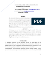 Estimación de La Confiabilidad en Sistemas de Generación Distribuida de Electricidad