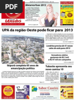 Jornal União - Edição de 12 a 25 de Novembro de 2012
