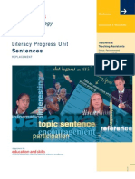 Literacy Progress Units: Sentences - Full Scheme