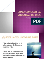 La Voluntad de Dios