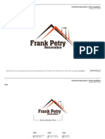 Charte graphique et logo Frank Petry Renovation