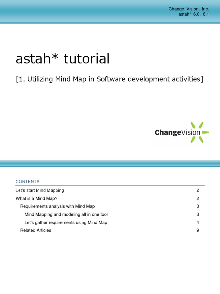 Mind Map in Software Development | PDF
