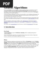 Genetic Algorithms