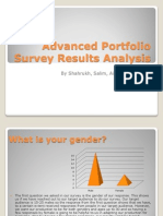 Advanced Portfolio Survey Resutls Analysis