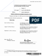 In The United Bankruptcy Court The District Delaware Mer/Iyn'S Holdings, LLC, (KG) Jointly Administered Scheduling Omnibus Hearing Dates