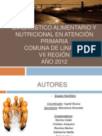 Diagnostico Alimentario y Nutricional en Atención Primaria