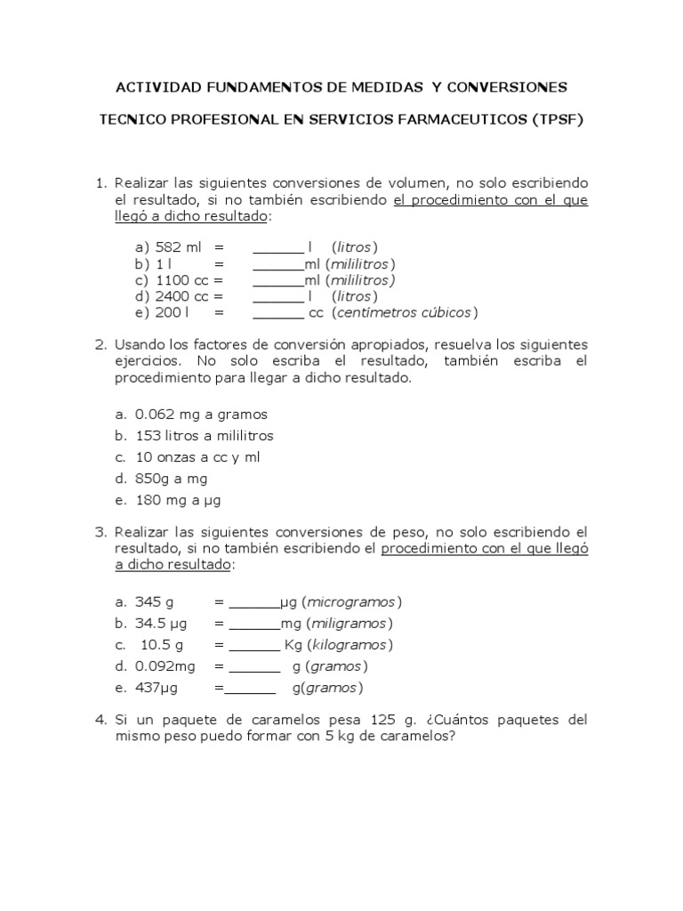 Centimetros Cubicos Y Mililitros Es Lo Mismo Glosario de Farmacología | PDF
