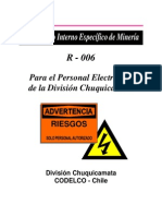 Reglamento Interno para Personal Electricista