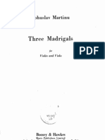 Bohuslav Martinu - Three Madrigals (Violín y Viola)