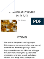 Vitamin Larut Lemak