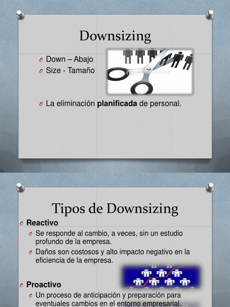 Estrategias de Downsizing y Resizing | PDF | Beneficio (economía ...