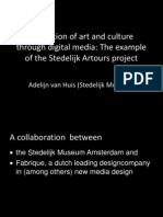 Mediation of Art and Culture Through Digital Media: The Example of The Stedelijk Artours Project