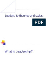 Leadership Theories and Styles