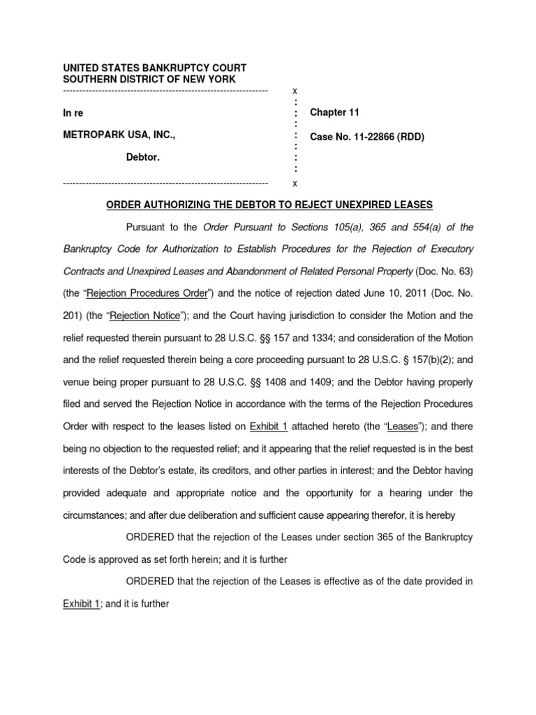 United States Bankruptcy Court Southern District of New York