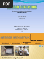 Download Metode Geolistrik by irham fuadi SN113333496 doc pdf