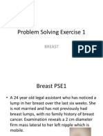 Problem Solving Exercise 1: Breast