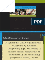 Talent management system