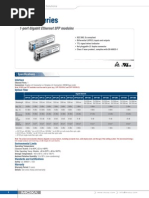 SFP-1G Series: 1-Port Gigabit Ethernet SFP Modules