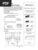 Dual 4-Input Multiplexer SN54/74LS153: Low Power Schottky