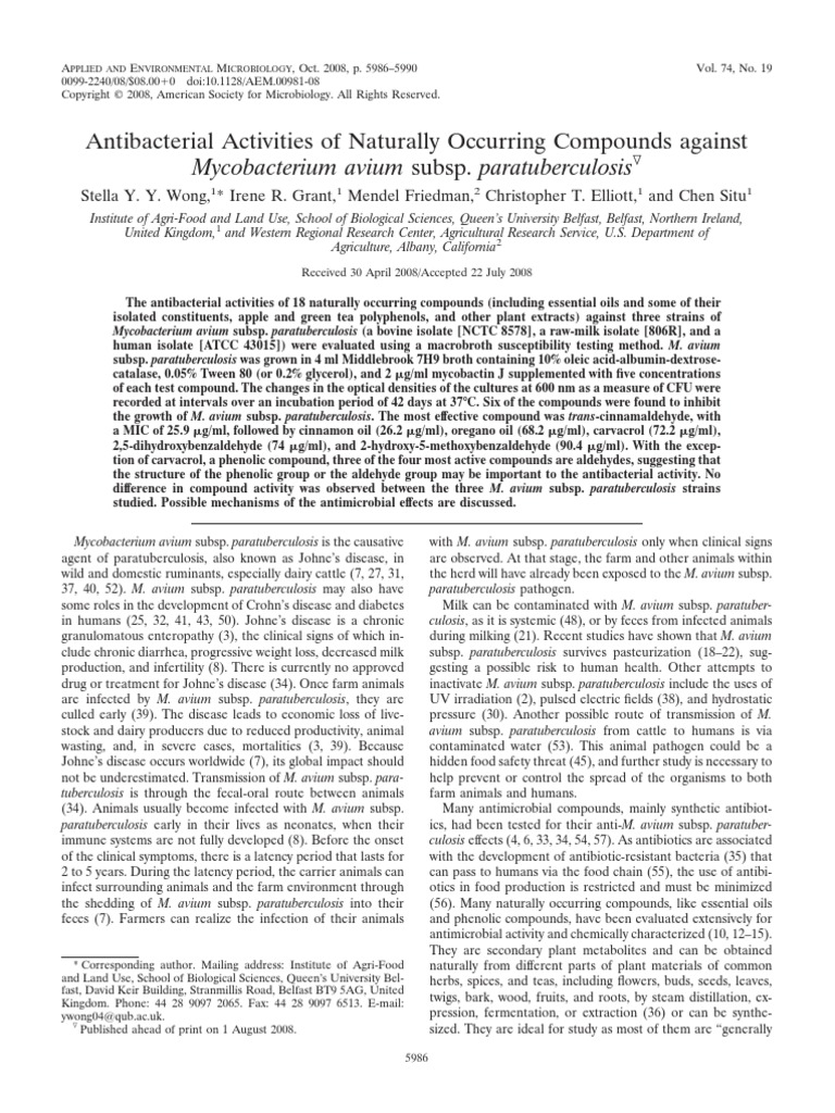Natural Compounds V MAP | PDF