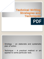 Techniques and Strategies