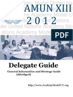 Delegate Guide: General Information and Strategy Guide (Abridged)