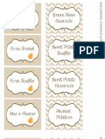 Thanksgiving Chevron Collection - Dollhouse Paperie