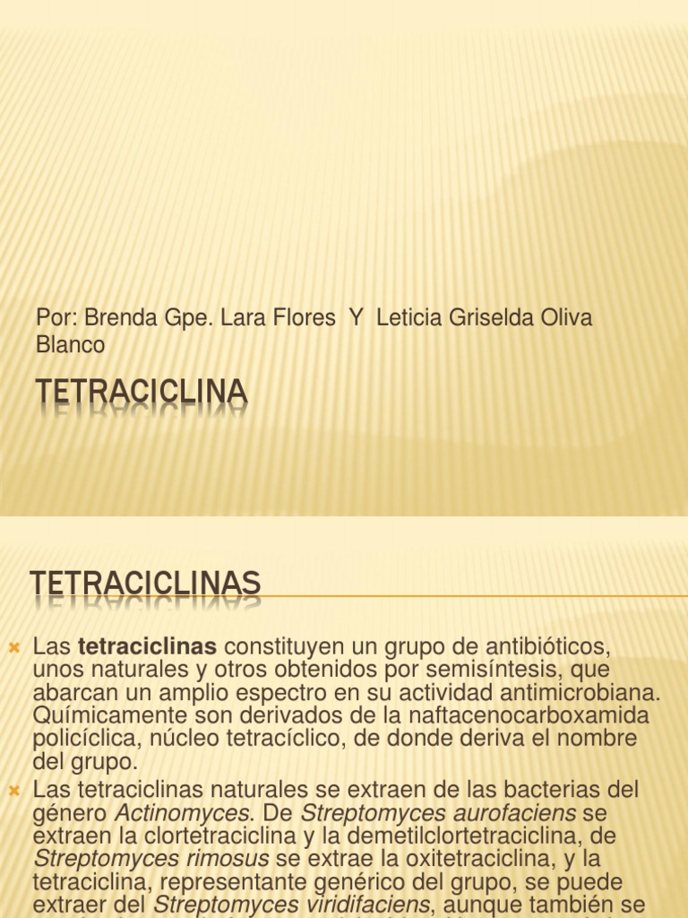 Tetraciclina drogas medicina