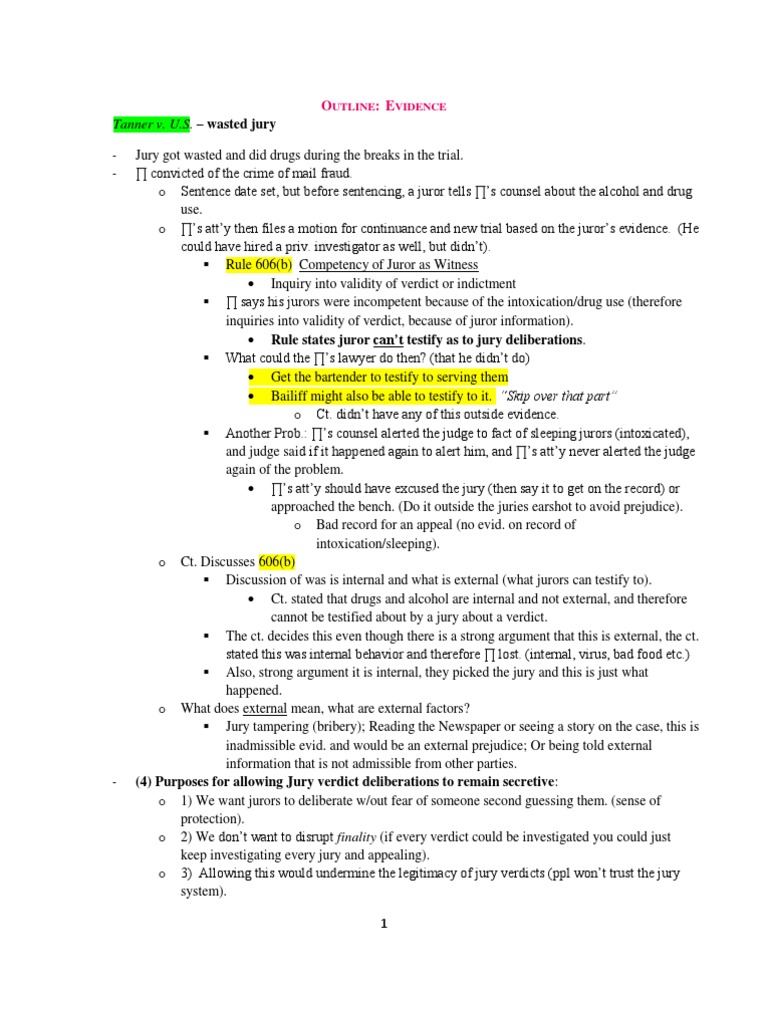 Gavin Evidence Style | PDF | Relevance (Law) | Evidence (Law)