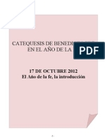 01. Catequesis de Benedicto XVI en el Año de la Fe. 17 Octubre 2012
