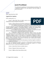 Clinical Pharmacist Practitioner - 2012 SSL Draft, The Council of State Governments