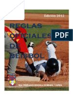 2012 Reglas Oficiales de Beisbol
