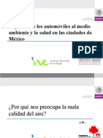 Impactos de Los Automóviles Al Medioambiente y La Salud en Las Ciudades de México
