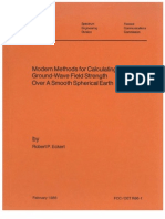 Modern Methods For Calculating Ground-Wave Field Strength Over-A-Smooth Spherical Earth by Robert P. Eckert FCC, 01-1986.